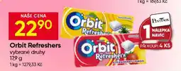 Hruška Orbit Refreshers nabídka