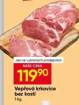 Hruška Vepřová krkovice bez kosti nabídka