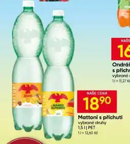 Hruška Mattoni s příchutí nabídka