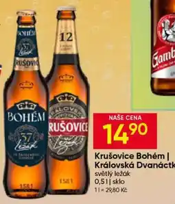 Hruška Krušovice Bohém Královská Dvanáctka nabídka