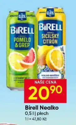 Hruška Birell nealko nabídka