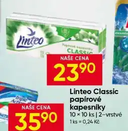 Hruška Linteo Classic papírové kapesníky nabídka