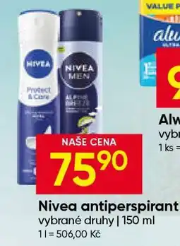 Hruška Nivea Antiperspirant nabídka