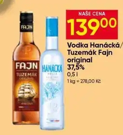 Hruška Vodka Hanácká/Tuzemák Fajn original 37,5% nabídka