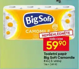 Hruška TOALETNÍ PAPÍR BIG SOFT CAMOMILE nabídka