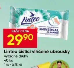 Hruška Linteo čisticí vlhčené ubrousky nabídka