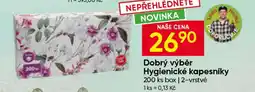Hruška Dobrý výběr Hygienické kapesníky nabídka