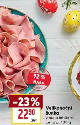 Billa Velikonoční šunka nabídka