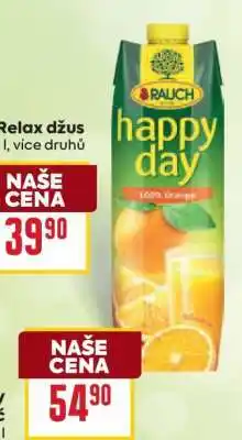 Billa Rauch HAPPY DAY Džus nabídka