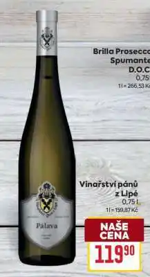 Billa Vinařství Pánů z Lipé Pálava nabídka