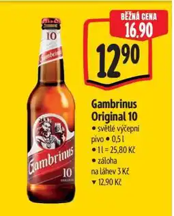 Albert Gambrinus Originál 10 nabídka
