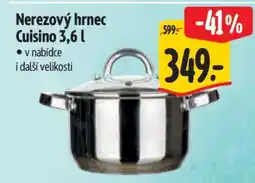 Albert Nerezový hrnec Cuisino 3,6 l nabídka