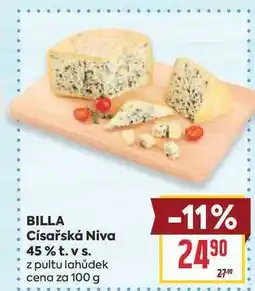Billa BILLA Císařská Niva 45% t. v s. z pultu lahůdek cena za nabídka