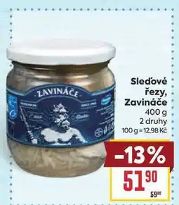 Billa Sleďové řezy, Zavináče nabídka