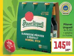 Billa Pilsner Urquell nabídka