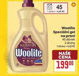 Billa Woolite Speciální gel na praní 45 dávek nabídka