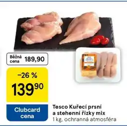 Tesco Tesco Kuřecí prsí a stehenní řízky mix nabídka