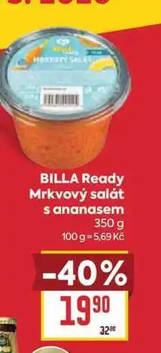 Billa BILLA Ready Mrkvový salát sananasem nabídka