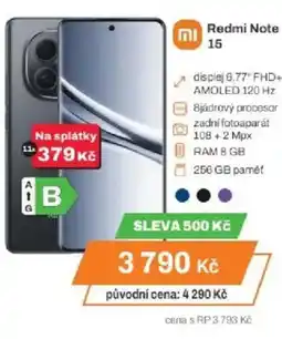 Expert Redmi Note 15 nabídka