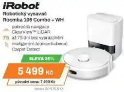Expert Robotický vysavač Roomba 105 Combo + WH nabídka