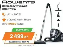 Expert Rowenta Bezsáčkový vysavač R04B75EA nabídka