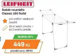 Expert LEIFHEIT Sušák na prádlo Classic 180 Solid nabídka