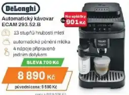 Expert DeLonghi Automatický kávovar ECAM 293.52.B nabídka