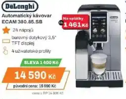 Expert DeLonghi Automatický kávovar ECAM 380.85.SB nabídka