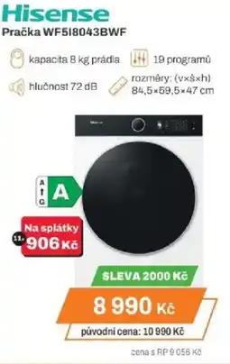 Expert Hisense Pračka WF518043BWF nabídka