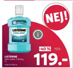 Rossmann LISTERINE ústní vodo nabídka