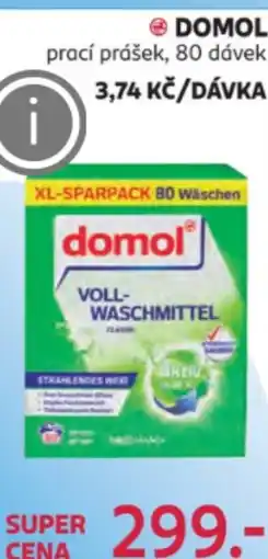 Rossmann DOMOL prací prášek nabídka