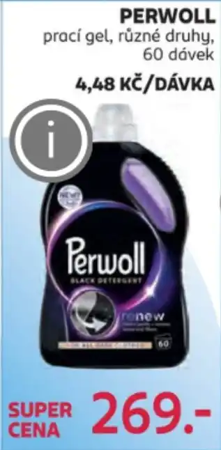Rossmann PERWOLL prací gel nabídka