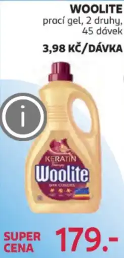 Rossmann WOOLITE prací gel nabídka