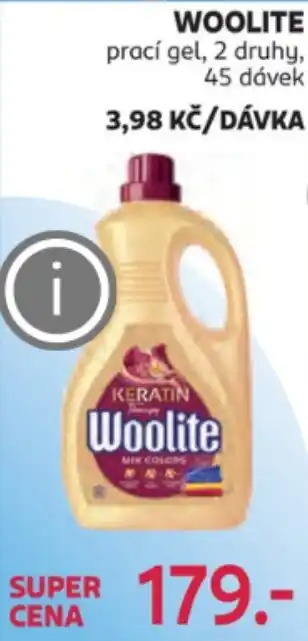 Rossmann WOOLITE prací gel nabídka