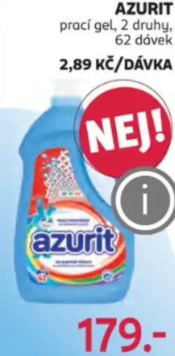 Rossmann AZURIT prací gel nabídka
