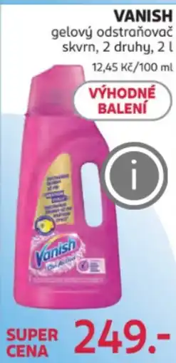 Rossmann VANISH gelový odstraňovač skvrn nabídka