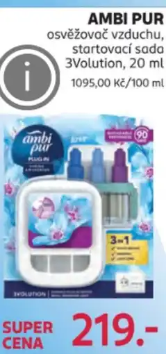 Rossmann AMBI PUR osvěžovač vzduchu, startovací sada 3Volution nabídka