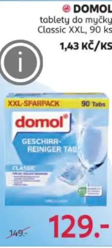 Rossmann DOMOL tablety do myčky Classic XXL nabídka