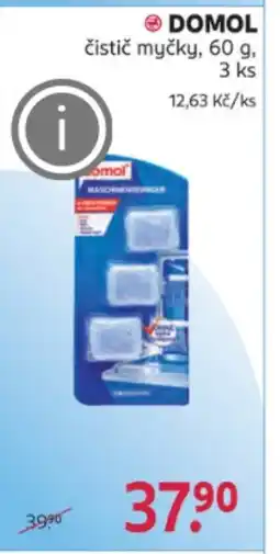 Rossmann DOMOL čistič myčky nabídka