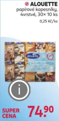 Rossmann ALOUETTE papírové kapesníky nabídka