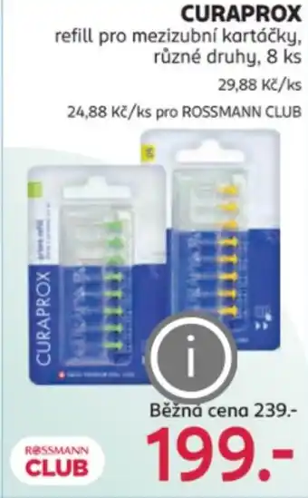 Rossmann CURAPROX refill pro mezizubní kartáčky nabídka