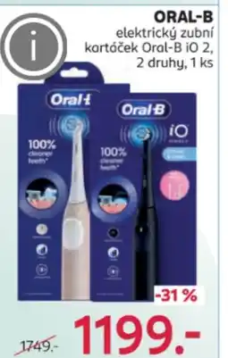 Rossmann ORAL-B elektrický zubní kartáček Oral-B iO 2 nabídka