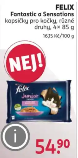 Rossmann Fantastic a Sensations kapsičky pro kočky nabídka