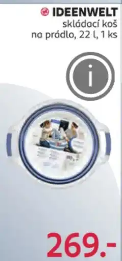 Rossmann IDEENWELT skládací koš na prádlo nabídka