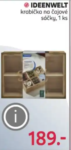 Rossmann IDEENWELT krabička na čajové sáčky nabídka