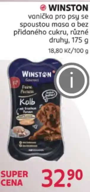 Rossmann WINSTON vanička pro psy se spoustou masa a bez přidaného cukru nabídka