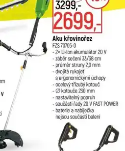 Globus Aku křovinořez nabídka