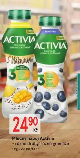 Žabka Mléčný nápoj Activia nabídka