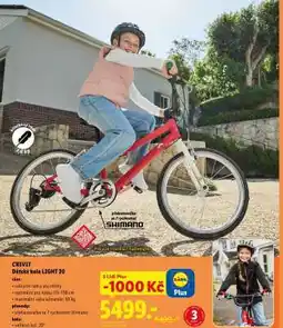 Lidl CRIVIT Dětské kolo LIGHT 20 nabídka