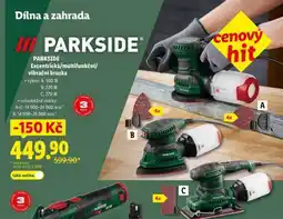 Lidl PARKSIDE Excentrická/multifunkční/vibrační bruska nabídka